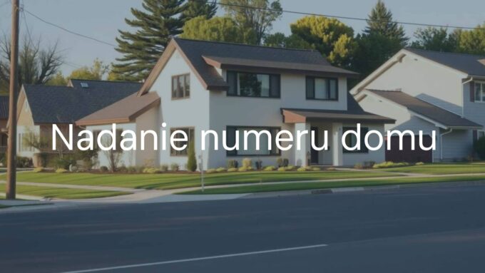 A modern house with a clearly visible house number, suburban street, daylight, realistic style.