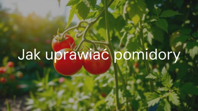 Fresh ripe tomatoes growing on vine in a sunny garden, green leaves, warm and bright atmosphere, realistic.