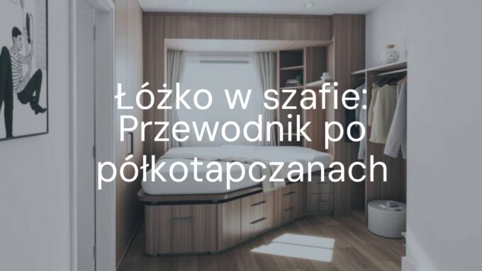 A modern fold-out bed inside a stylish wardrobe, small apartment setting, cozy and functional, daylight, minimalist interior design, realistic.