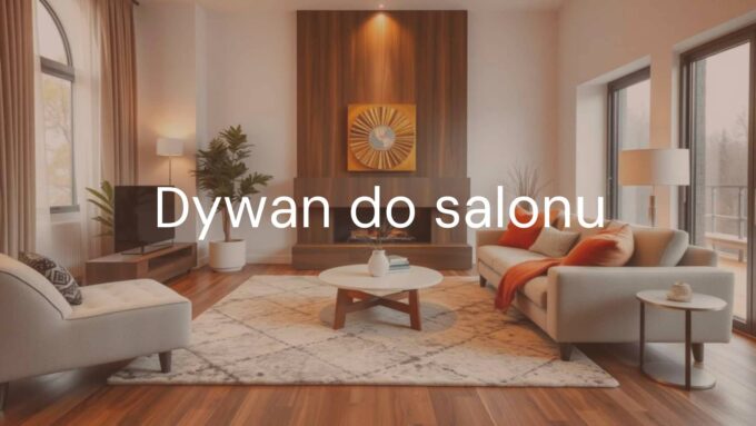 A cozy living room with a stylish rug, warm lighting, modern interior design, soft textures, neutral tones with a pop of color, realistic.