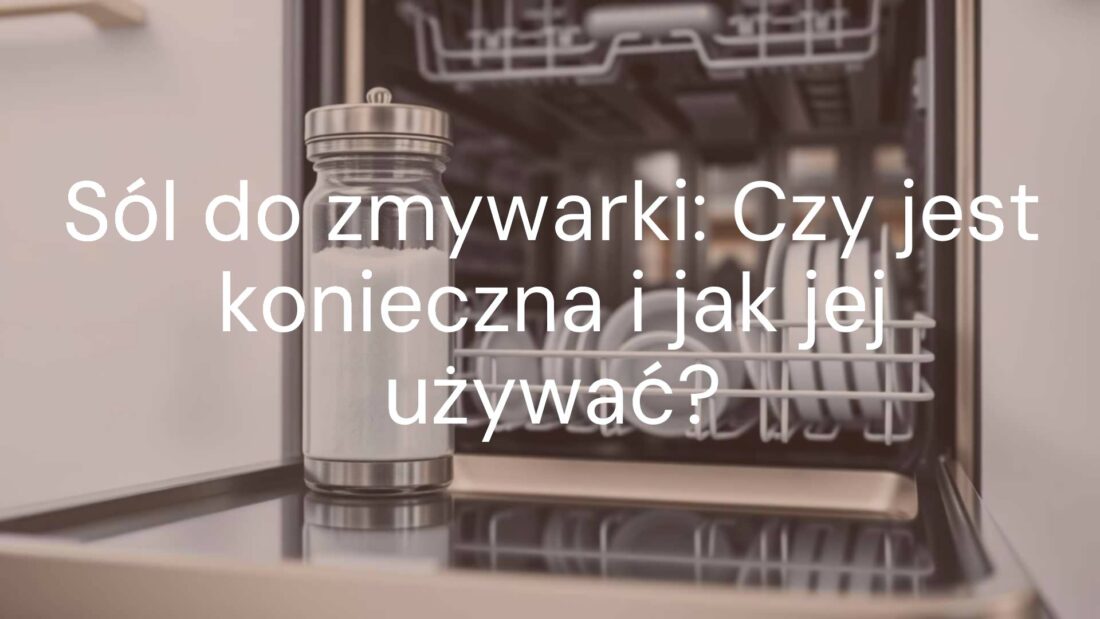 A dishwasher salt container next to a modern dishwasher, clean dishes inside, kitchen setting, bright lighting, realistic.