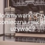 A dishwasher salt container next to a modern dishwasher, clean dishes inside, kitchen setting, bright lighting, realistic.