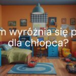 A boy's bedroom with a functional and imaginative design, featuring a mix of toys, study area, and playful elements like cars and trains, vibrant colors, cozy and safe environment, realistic.