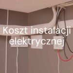 Electrical installation in a modern home, showing wiring and power outlets, clean and professional, realistic.