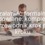 A professional architect reviewing construction documents, blueprints, and permits on a desk, office setting, realistic