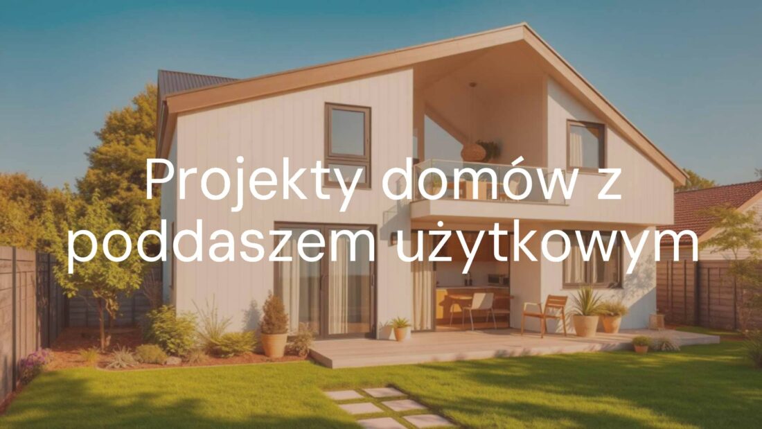 Modern house with functional attic, cozy living space, surrounded by a small garden, sunny day, realistic.