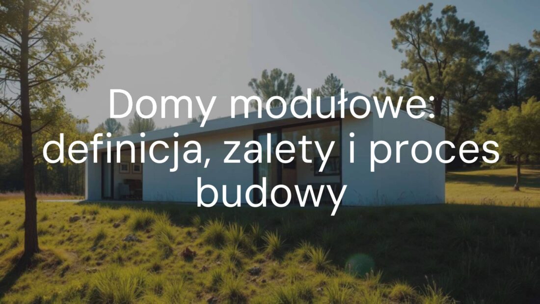 Modern modular house, sleek design, surrounded by nature, sunny day, realistic.