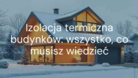 Modern house with thermal insulation layers visible, winter scene, snow on roof, warm indoor lighting, realistic.