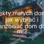 Modern small house under 100 sqm, cozy and functional design, surrounded by greenery, warm lighting, realistic.