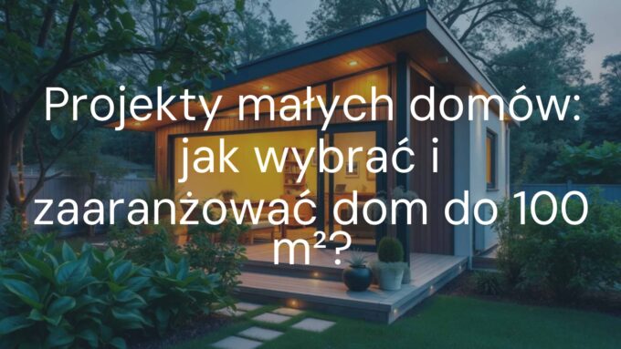 Modern small house under 100 sqm, cozy and functional design, surrounded by greenery, warm lighting, realistic.