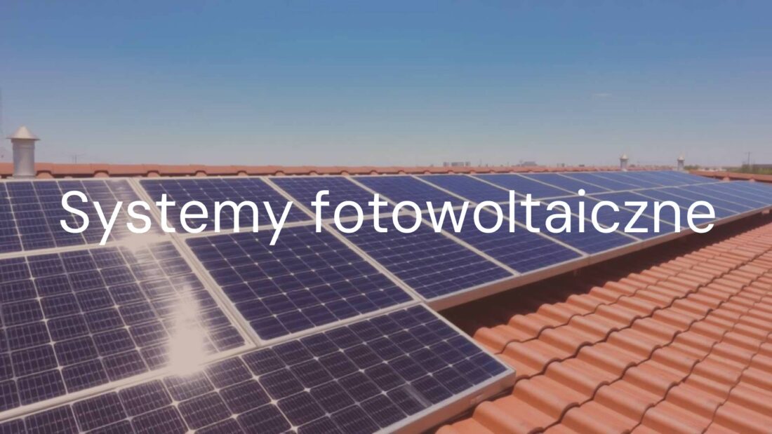 Modern photovoltaic solar panels on a sunny rooftop, blue sky, eco-friendly energy, realistic.